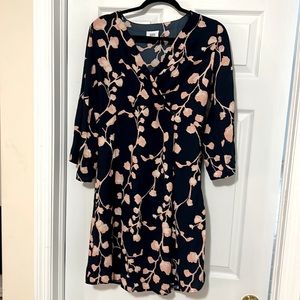 Floral long sleeves Maternity Dress